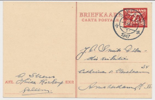 Briefkaart G. 273 Sittard - Amsterdam 1947