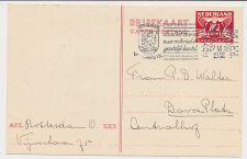 Briefkaart G. 278 b Rotterdam - Davos Zwitserland 1946