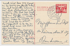 Briefkaart G. 278 b Beekbergen - Amsterdam 1947