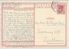 Briefkaart G. 286 c ( De Steeg ) Nunspeet - Eindhoven 1946