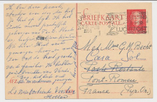 Briefkaart G. 306 (Voorburg)Den Haag - Font Romeu Frankrijk 1954
