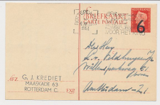 Briefkaart G. 308 a Rotterdam - Amsterdam 1951