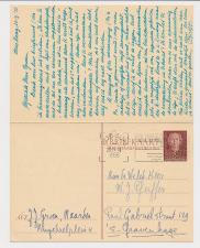 Briefkaart G. 310 Bussum - Den Haag 1955 v.v.