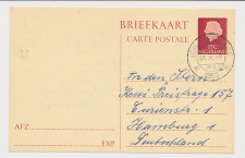 Briefkaart G. 317 Den Haag - Hamburg Duitsland 1956