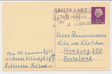 Briefkaart G. 321 Rotterdam - Hamburg Duitsland 1959