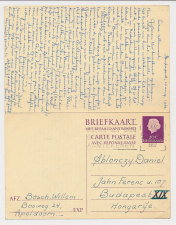 Briefkaart G. 322 Apeldoorn - Boedapest Hongarije 1962 v.v.