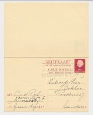 Briefkaart G. 333 Den Haag - Zaandam 1967