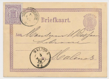 Briefkaart G. 7 z-2 / Bijfrank. Em. 1869 s Hertogenbosch 1876