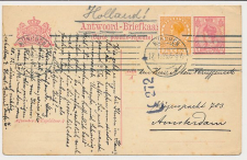 Briefkaart G. 105 A-krt. / Bijfrankering Munchen Duitsland 1926