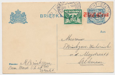 Briefkaart G. 118 a I / Bijfrankering Utrecht - Alkmaar 1926