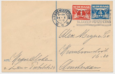 Briefkaart G. 252 / Bijfrankering Arnhem - Amsterdam 1940
