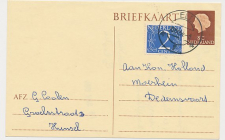 Briefkaart G. 325 / Bijfrankering Ell Hunsel - Dedemsvaart 1964