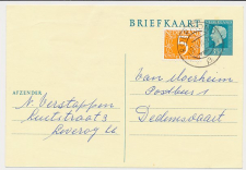 Briefkaart G. 352 / Bijfrankering Roermond - Dedemsvaart 1976