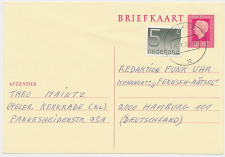 Briefkaart G. 355 / Bijfrankering Sittard - Duitsland 1980