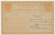 Verhuiskaart G. 5 Laren - Arnhem 1925