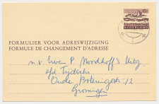 Verhuiskaart G. 31 Stiens - Groningen 1967
