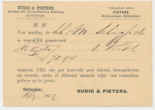 Briefkaart G. 12 Particulier bedrukt Rotterdam 1877