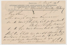 Briefkaart G. 23 Particulier bedrukt Amsterdam 1891