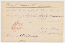Briefkaart G. 27 Particulier bedrukt Roermond - GB / UK 1889