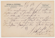 Briefkaart G. 29 Particulier bedrukt Rotterdam - Duitsland 1892