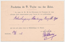 Briefkaart G. 57 b Particulier bedrukt Haarlem - Roemenie 1902