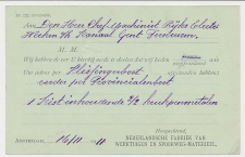 Briefkaart G. 80 a I Particulier bedrukt Amsterdam 1911