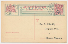 Briefkaart G. 201 b Particulier bedrukt Midwoud - Niedorp 1926