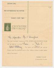 Briefkaart G. 301 Particulier bedrukt Den Haag 1951