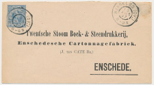 Envelop G. 5 Particulier bedrukt Hengelo / Enschede 1897