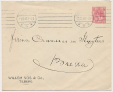 Envelop G. 20 b Particulier bedrukt Tilburg 1916