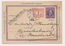Briefkaart G. 2 b A-krt. Particulier bedrukt Rotterdam 1909