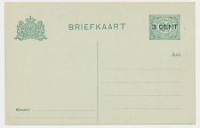 Briefkaart G. 96 a I - Gebroken N 