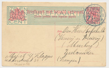 Briefkaart G. 201 a - Plaatfout - 1 punt achter Expediteur.