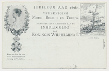 Briefkaart Geuzendam P36 c - Locaal te s Gravenhage 1898