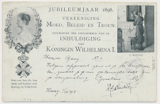 Briefkaart Geuzendam P36 a - s Gravenhage - Duitsland 1898