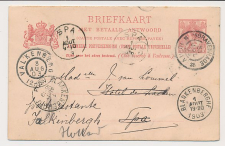 Briefkaart G. 58 b Den Haag - Belgie - Valkenburg Poste Retante 
