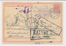 Briefkaart G. 227 o Haastrecht - Rusland 1934 Poste Restante    