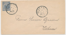 Envelop G. 5 c Medemblik - Workum 1898