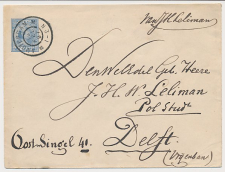 Envelop G. 6 a Amsterdam - Delft 1897