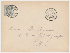 Envelop G. 7 s Hertogenbosch - Frankrijk 1899