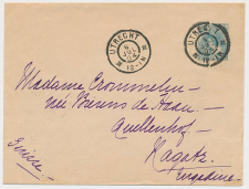Envelop G. 9 b Utrecht - Zwitserland 1904
