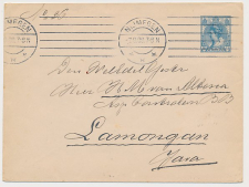 Envelop G. 13 b Nijmegen - Nederlands Indie 1908