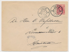 Envelop G. 14 Edam - Amsterdam 1908
