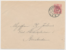 Envelop G. 14 Deventer - Amsterdam 1911