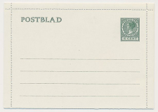 Postblad G. 19 a - Afwijkende karton kleur - Lichtgrijs