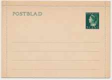 Postblad G. 20 - Karton kleur donker chamois