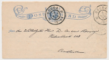 Postblad G. 2 b Gouda - Amsterdam 1895