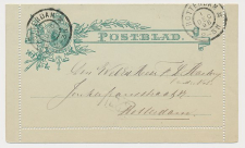 Postblad G. 3 y Locaal te Rotterdam 1896 FDC  v.b.d.