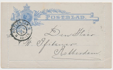 Postblad G. 5 x Locaal te Rotterdam 1896