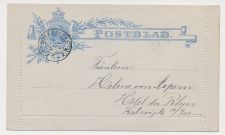 Postblad G. 5 x Locaal te Katwijk aan Zee 1904
